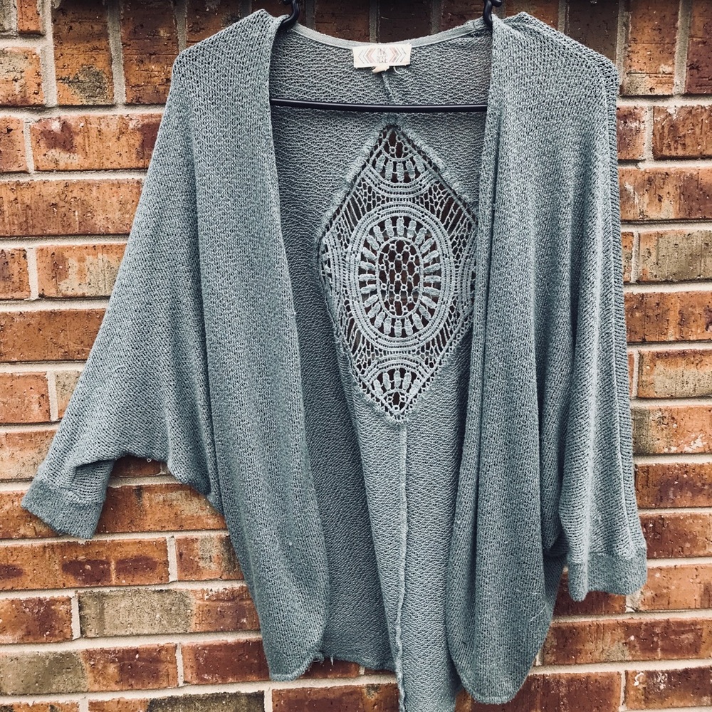 Green Cardigan